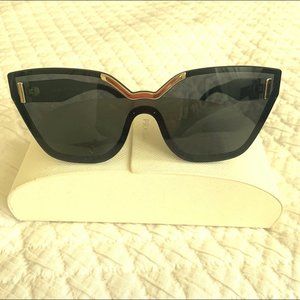 Prada Black & Gold SPR 16T Sunglasses